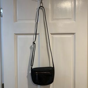 Kiss Me Couture Small Black Crossbody Bag Purse Wet Seal